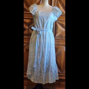 St John's Bay Plaid Dress Sz L